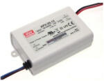 MEAN WELL Egykimenetes Mean Well LED tápegység, APV-35-12, Vin: 90-264 VAC/127-370 VDC, Vout: 12 VDC / 0-3 A, P: 36 W (APV-35-12)