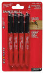 Milwaukee INKZALL jelölő filc készlet 4db-os fekete 4932480551 (4932480551) - lumenet