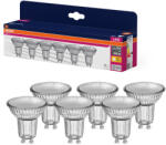OSRAM GU10 LED 4, 3W, 350 lm, 2700 K, melegfehér, áttetsző üveg-50 W izzó helyett, 6 darabos - Value Spot PAR16 (4099854334443)