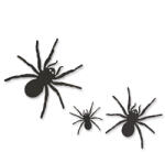 Globiz International Kft Halloween-i dekoráció - pók szett - öntapadós - fekete - 30 db / csomag (56587A)