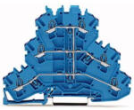 Wago háromemeletes sorkapocs 6 vezetékes átmenő sorkapocs, kék (2002-3209) (2002-3209)