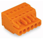 Wago 1 vezetékes anyacsatlakozó, narancssárga (231-305/026-000) (231-305/026-000)