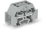 Wago 4 vezetékes sorkapocs nyomógombok nélkül, szürke (262-341) (262-341)