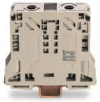 Wago 2 vezetékes átmenő sorkapocs50 mm2, világosszürke (285-950) (285-950)