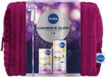 Nivea Készlet: NIVEA Luminous Skin Glow szérum, 30 ml + NIVEA Luminous630 Skin Glow folyékony hámlasztó, 100 ml + Ajándéktasak