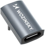 Wozinsky WPKF-01 szögletes USB-C - USB-C 40Gb/s 240W 8K OTG adapter - szürke