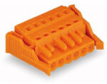 Wago 1 vezetékes anyacsatlakozó, narancssárga (231-302/037-000) (231-302/037-000)