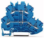 Wago emeletes sorkapocs4 vezetékes átmenő sorkapocs, kék (2002-2209) (2002-2209)