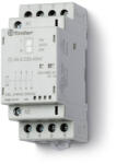 Finder 22.34. 0.230. 4340 installációs mágneskapcsoló, kontaktor, 25A (AC-7a), 4NO, 230V AC/DC, On-Auto-Off kapcsoló + mechanikus állapotjelzés + LED (22.34.0.230.4340)