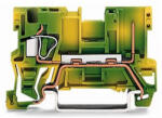 Wago 1 vezeték/1 tű föld dugaszolható sork. zöld-sárga 769-237 (769-237)
