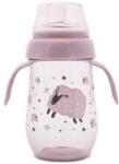 Lorelli Biberon Lorelli Anticurgere cu Toarte si Gat Larg 6 Luni+ 250 ml My Friend Mellow Rose (1020009 0005)