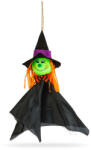 Globiz International Kft Halloween-i dekoráció - felakasztható - boszorkány - 48 x 44 cm (56594A)