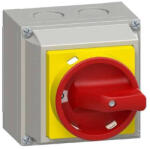 Ganz Ganz vészleállító kapcsoló, tokozott kézikapcsoló 32A, IP65, 3P, KKMV1-32-9022 (4VF9022EL00S25)