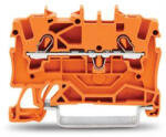Wago 2 vezetékes átmenő sorkapocs1, 5 mm2, narancssárga (2001-1202) (2001-1202)