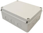 Tracon elektronikai doboz, világos szürke, teli fedéllel 250×200×90, IP67 MED25209 (MED25209)
