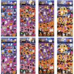 Karll 8 db-os szett Lemeso Halloween matricákkal, többszínű, műanyag, 22 x 9, 5 cm (SX001E3GEYV)