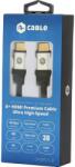 A+ HDMI 2.1 V kábel, UHSP2.1-3, apa-apa, 8K, Ethernet, aranyozott, 3 m (UHSP2.1-3)