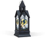 Globiz International Kft Halloween-i világító dekoráció - boszorkány - sárga LED - 17, 5 x 6, 3 x 6, 3 cm - 3 x LR44 (56600A)