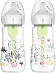 Dr. Brown's Комплект шишета Dr. Brown's - Options+, Anti-Colic, 270 ml, Океан, 2 броя (72239327401) - ozone