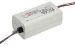 MEAN WELL Egykimenetes Mean Well LED tápegység, APV-12-12, Vin: 90-264 VAC/127-370 VDC, Vout: 12 VDC / 0-1 A, P: 12 W (APV-12-12)