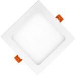 Well négyzet alakú süllyesztett LED spotlámpa, 9W, 540 lm, Semleges fény hőmérséklet (4000K), IP20, 146x146mm, G energiaosztály (LEDPSN-149-SMOOTH-WL)