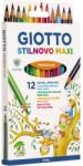 GIOTTO Színes ceruza 12 szín/doboz, GIOTTO Stilnovo Maxi (GT-000225900)