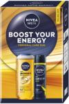 Nivea Készlet: NIVEA MEN Active Energy tusfürdő, 250 ml + NIVEA MEN Deep Sport dezodor spray, 150 ml