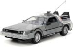 JADA Mașinuța Time Machine Back to the Future 1 Jada din metal cu părți care se deschid și lumina LED 23 cm lungime 1: 24 (JA32911314R00)