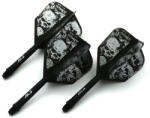 Cuesoul Fluturas si tija darts Cuesoul ROST AK5 Skeleton, negru, fluturas Big Wing si tija medie (CS681160)