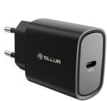 Tellur Incarcator de retea TLL151411, 20 W, 1 x USB-C, Negru (TLL151411) - vexio
