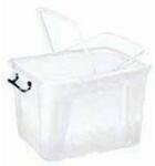 CEP Strata műanyag tárolódoboz fedéllel, 40 l