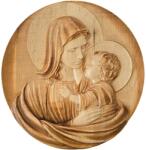  Szűz Mária a kis Jézussal fa ikon kép 39 cm (2531)