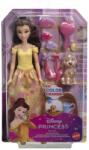Disney Princess Papusa Bella Cu Catel Si Accesorii (MTJFC42) Papusa