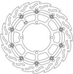 Moto Master MX_MMAST-17111441 Lebegő Féktárcsa Supermoto Racing Első 320mm Sherco