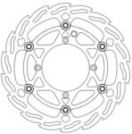 Moto Master MX_MMAST-17111005 Féktárcsa úszó Flame Tc / Sx 85 260 Mm