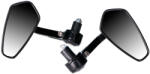 101 Octane IP40387 Kormányvég Tükörkészlet Alumínium Cnc - Fekete