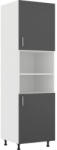 haaus Corp înalt bucătărie pentru cuptor încorporabil Karo 60 cm alb/antracit (917586)