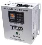 TED Invertor fotovoltaic Off-grid monofazat TED000279, 1100 VA, 700 W, MPPT, 2 prize (TED000279)