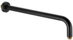 Kludi A-Qa - Braț de duș 40 cm, negru mat 6651439-00 (6651439-00)