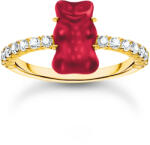 Thomas Sabo TR2459-414-10-54 Gold ring w. red Goldbears , Femei