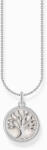 Thomas Sabo KE2220-007-21-L45V Silver necklace w. Tree of Love pendant u. weißer Emaille , Femei