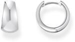 Thomas Sabo CR740-001-21 Bold - Silver Trapeze Hoop Earrings 12 mm Ladies, Femei
