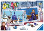 Ravensburger Set de vopsea după număr Ravensburger CreArt - Frozen II (23556)