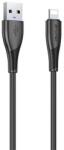 Awei CL-182L cablu de date (USB - lightning, 2.4A, 100cm) NEGRU (CL-182L)