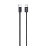 Awei CL-219T cablu de date (Tip-C - Tip-C, 60W, 100cm, încărcător rapid, șiret) NEGRU CL-219T_B (CL-219T_B)