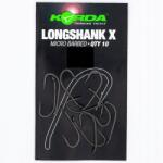 Korda Horgok Pontyozó Mikro Sorjázó Korda Longshank X Micro Barbed méret 10 (KLSX10)