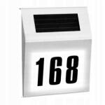 Decortrend Napelemes Fali Lámpa Led Háttérvilágítással Házszám (SC4689)