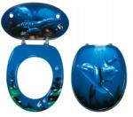 FERRO Mdf WC-ülőke, delfines, 450mm hosszú, 375mm széles (WC/DELFIN)