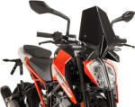 Puig PUI9514N Szélvédő New Generation Sport Ktm Duke 125, 200, 390 17-hez - Fekete