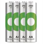 GP Batteries Nagy kapacitású nagy teljesítményű Ni-MH R6 Aa Gp ReCyko akkumulátor 2100mAh 4 db (GP210AAHCER21-2TLB4)